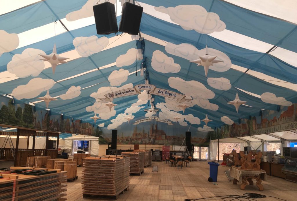Der „Himmel der Bayern“ nun auch in Puchheim – Neues Festzelt der Brauerei Hacker-Pschorr