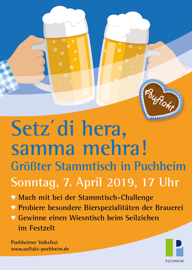 Wiesntisch zu gewinnen beim „Größten Stammtisch in Puchheim“